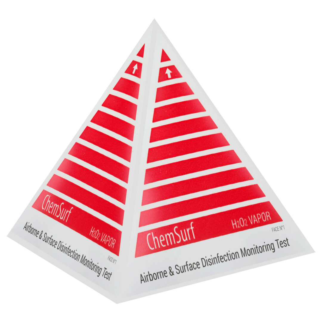 Indicador químico para desinfección de salas VHP