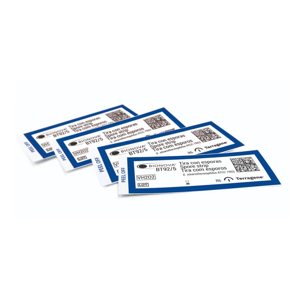Tira de esporas para peróxido de hidrógeno (10 ^ 5 esporas)